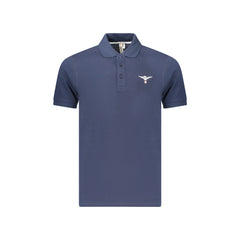 Accademia Militare Polo Maniche Corte Uomo Blu Stampa Logo