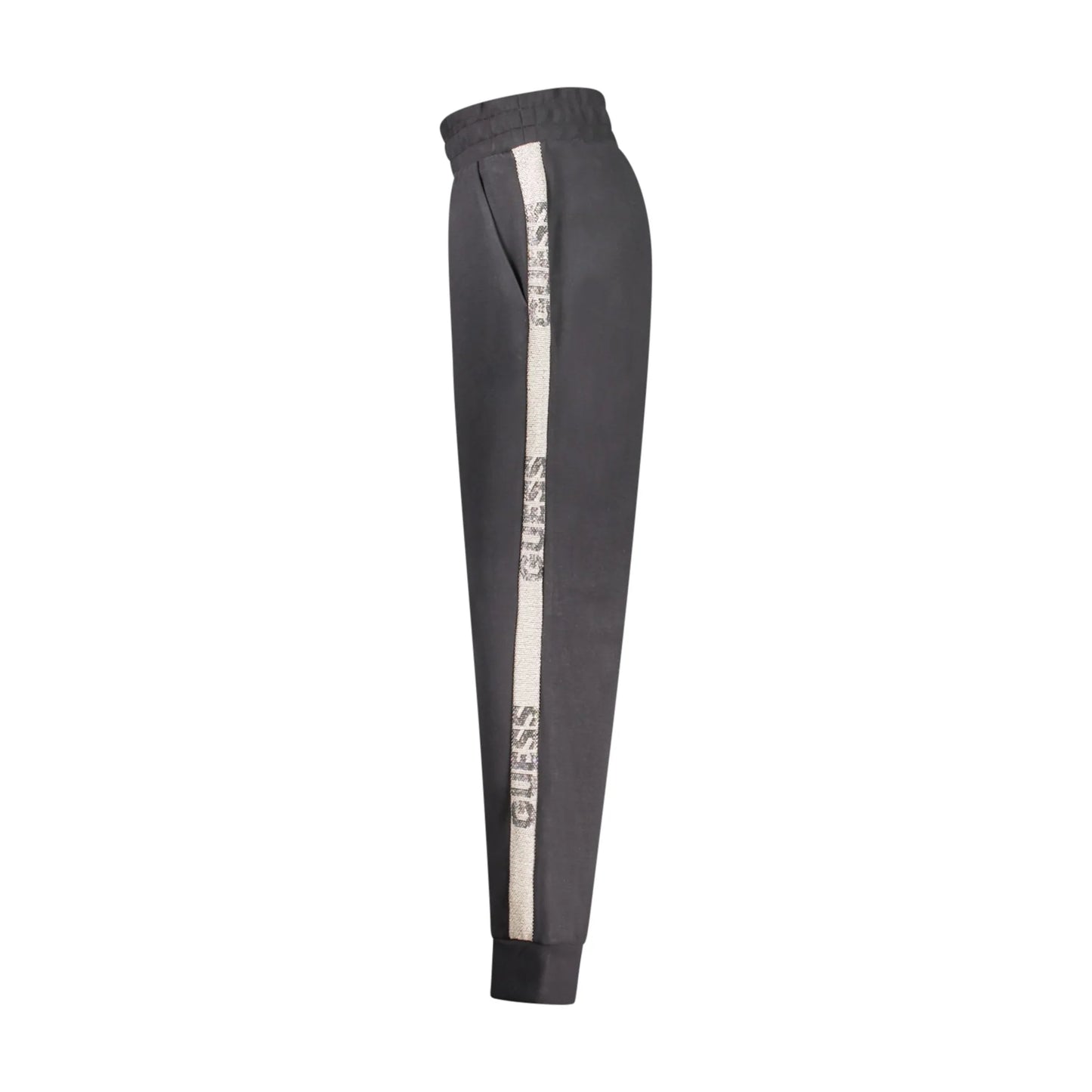 Guess Jeans Pantaloni Donna Nero Dettagli a Contrasto - vista 3