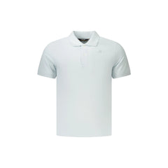 K-Way Polo Maniche Corte Uomo Azzurra Logo
