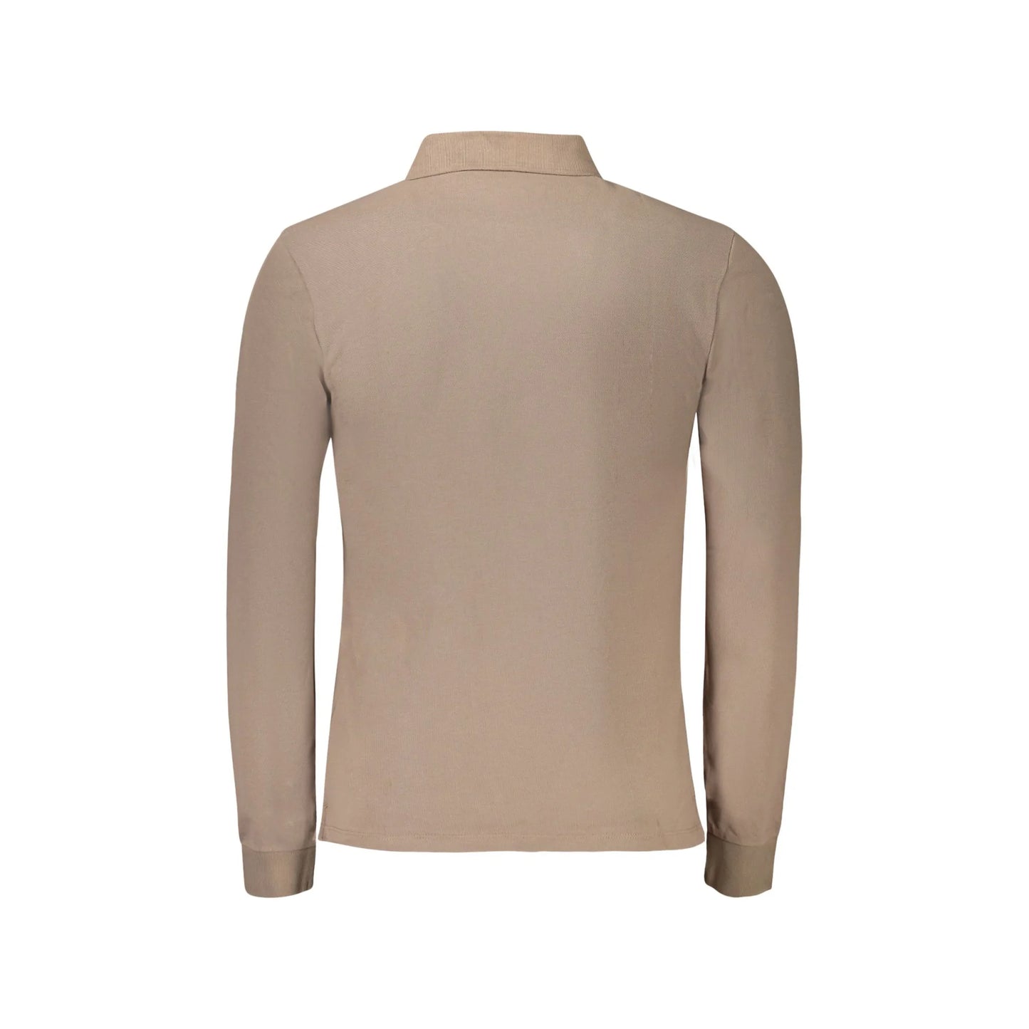 Timberland Polo Maniche Lunghe Uomo Marrone Ricamo - vista 2