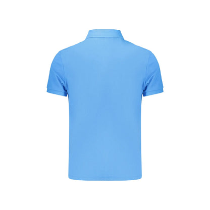 CALVIN KLEIN POLO MANICHE CORTE UOMO AZZURRO