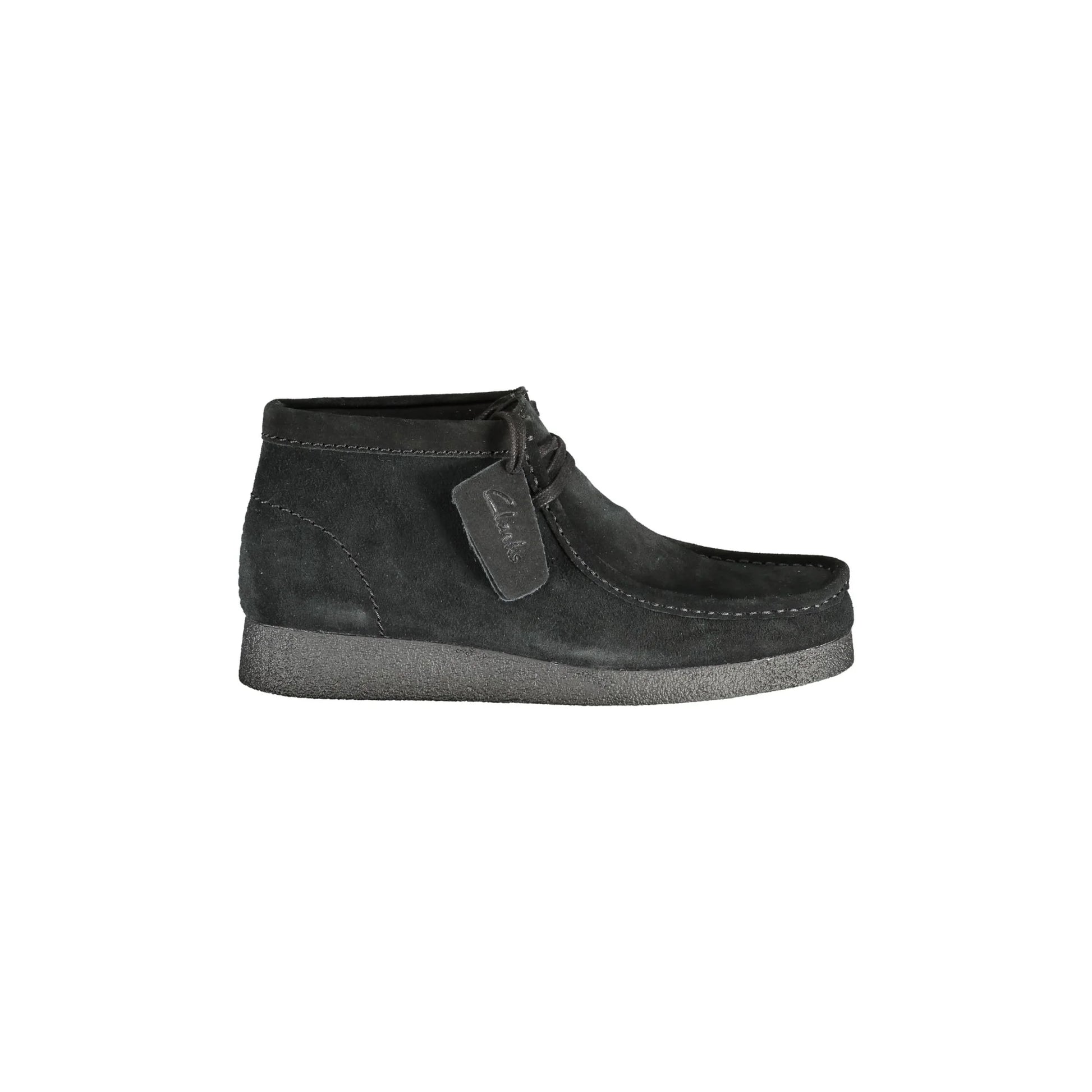 Clarks Sneakers Uomo Nere Pelle Scamosciata Logo Nero - foto prodotto
