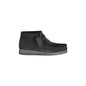 Clarks Sneakers Uomo Nere Pelle Scamosciata Logo Nero - foto prodotto