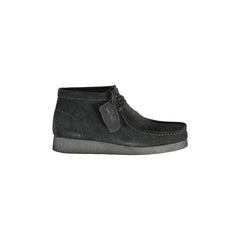 Clarks Sneakers Uomo Nere Pelle Scamosciata Logo