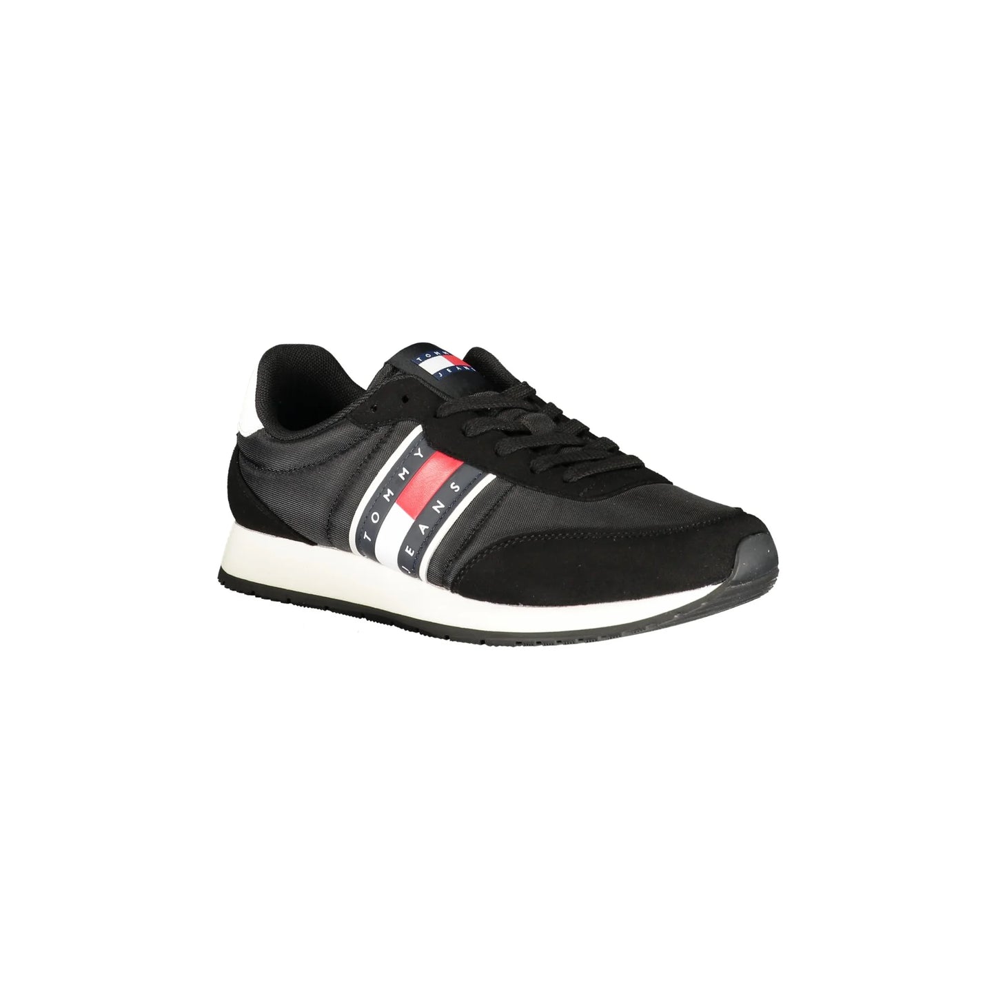 Tommy Hilfiger Sneakers Uomo Nere Stampa Logo nero - vista 2