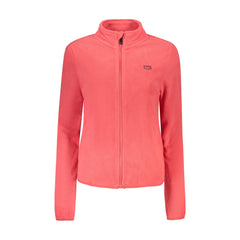 Norway 1963 Felpa Donna Rosa con Zip Pile Applicazione Logo