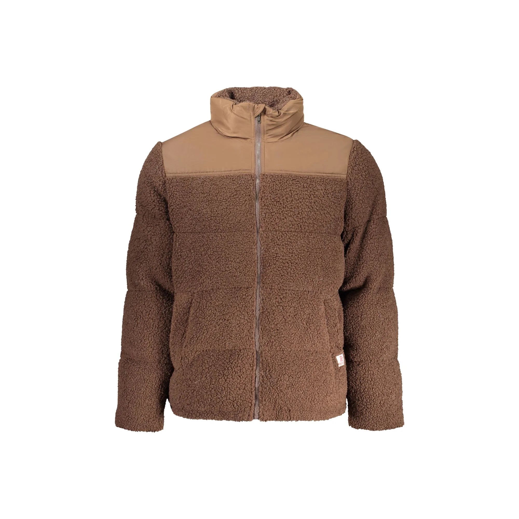 Rifle Giubbotto Maniche Lunghe Uomo Marrone Zip Logo Giubbotti e Giacche - foto prodotto