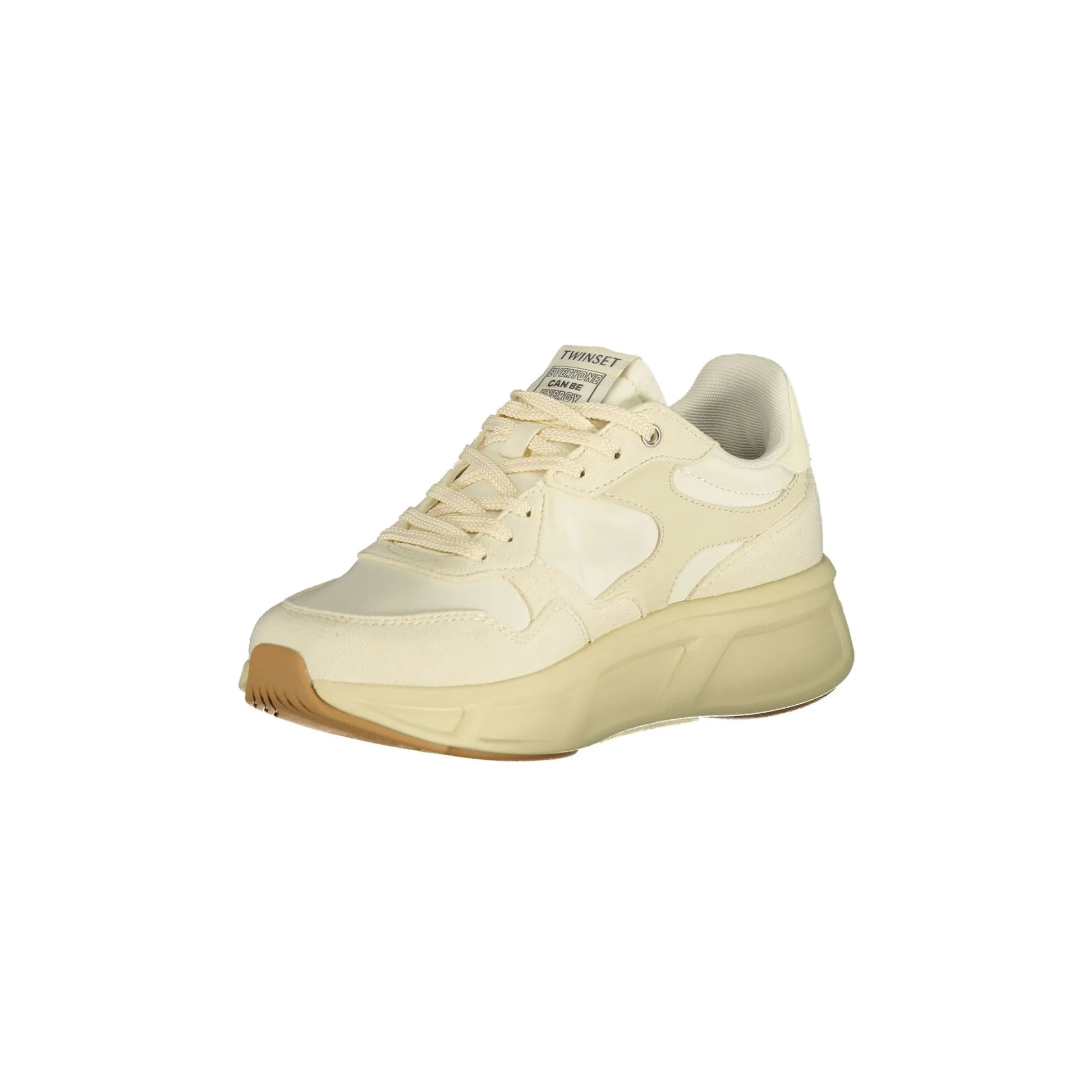Twinset Sneakers Donna Beige Stampa - vista 3