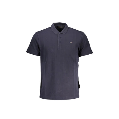 Napapijri Polo Maniche Corte Uomo Blu Ricamo - foto prodotto