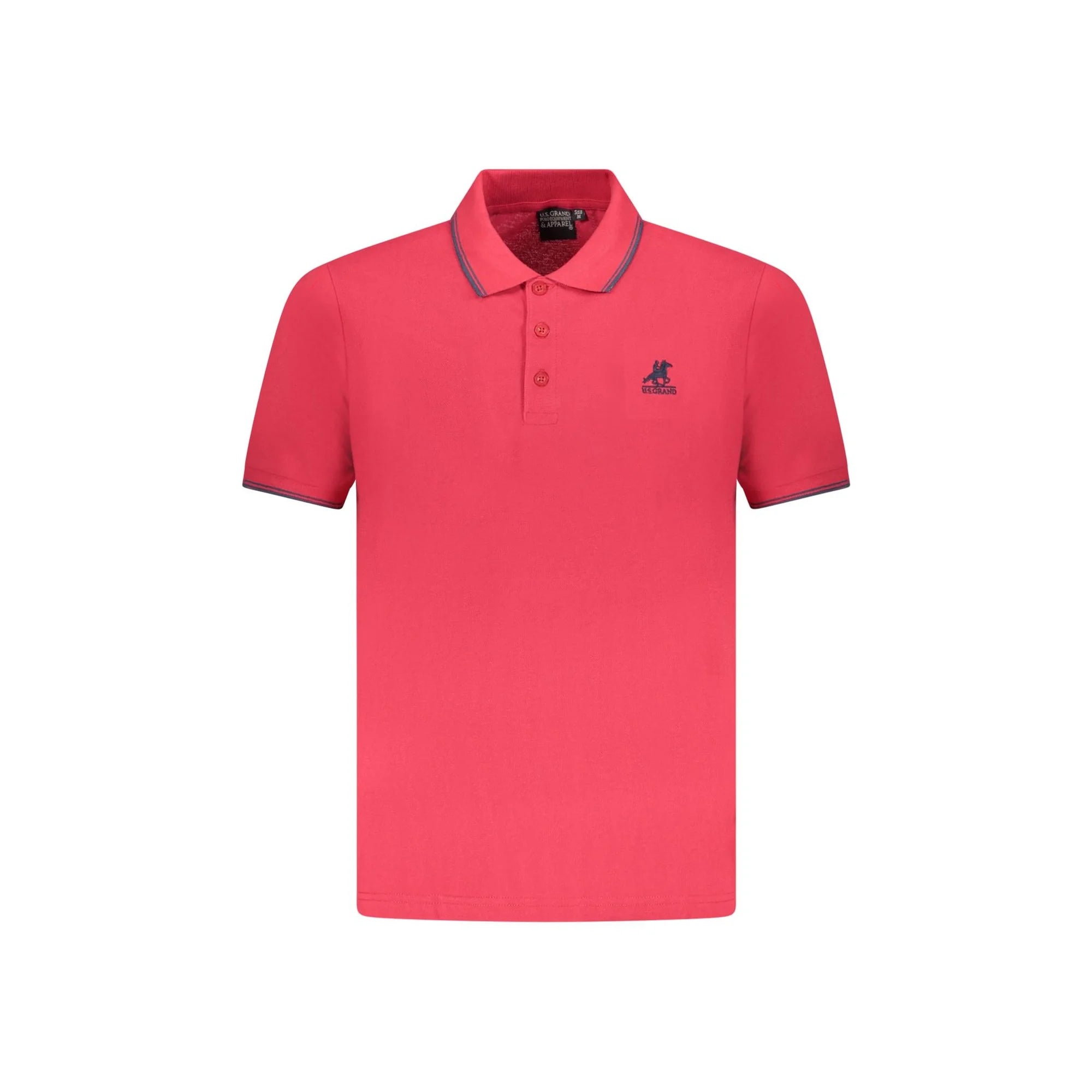 U.S. GRAND POLO POLO MANICHE CORTE UOMO ROSSO