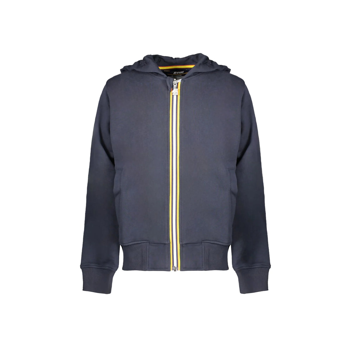 K-WAY FELPA CON ZIP BAMBINO BLU