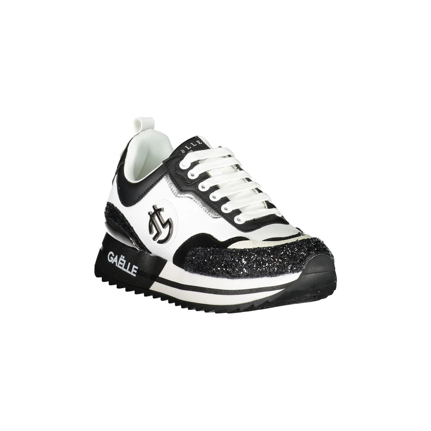 GAELLE PARIS Scarpe Sneakers Donna Nere con Dettagli a Contrasto nero - vista 2
