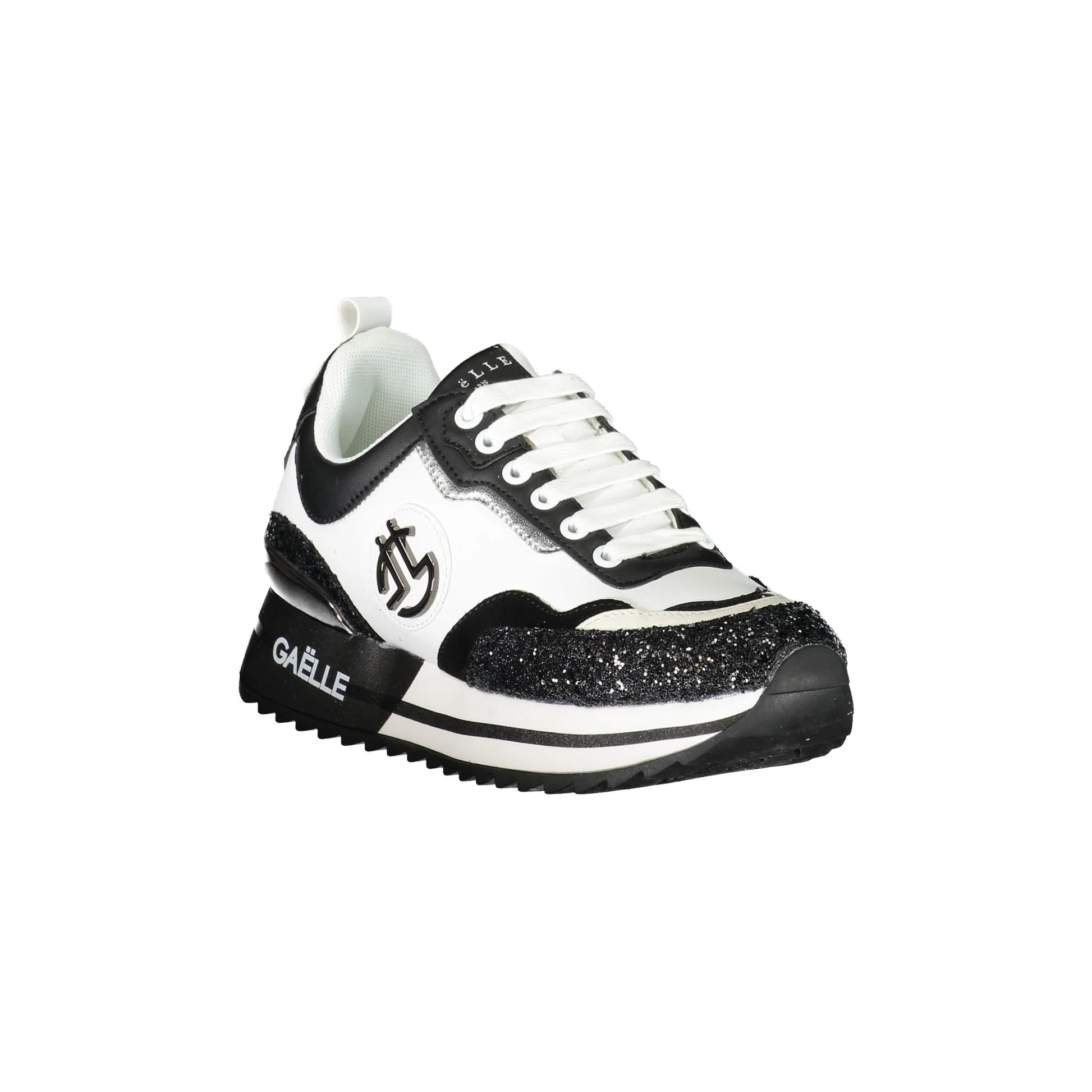 GAELLE PARIS Scarpe Sneakers Donna Nere con Dettagli a Contrasto nero - vista 2