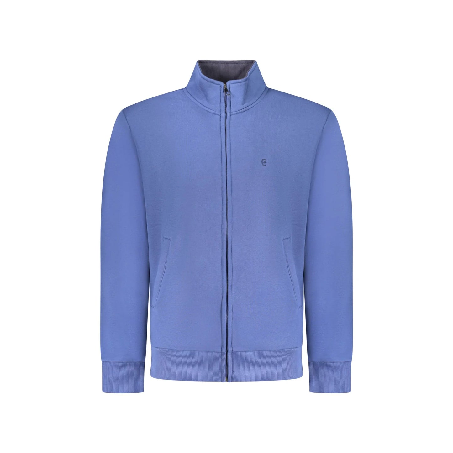 Coveri Moving Felpa Maniche Lunghe Uomo Blu Zip Ricamo Felpe - foto prodotto