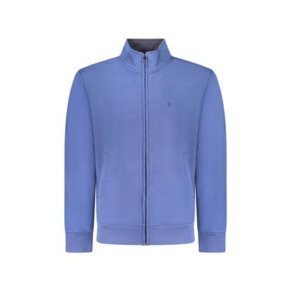 Coveri Moving Felpa Maniche Lunghe Uomo Blu Zip Ricamo Felpe - foto prodotto