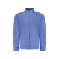 Coveri Moving Felpa Maniche Lunghe Uomo Blu Zip Ricamo Felpe - foto prodotto