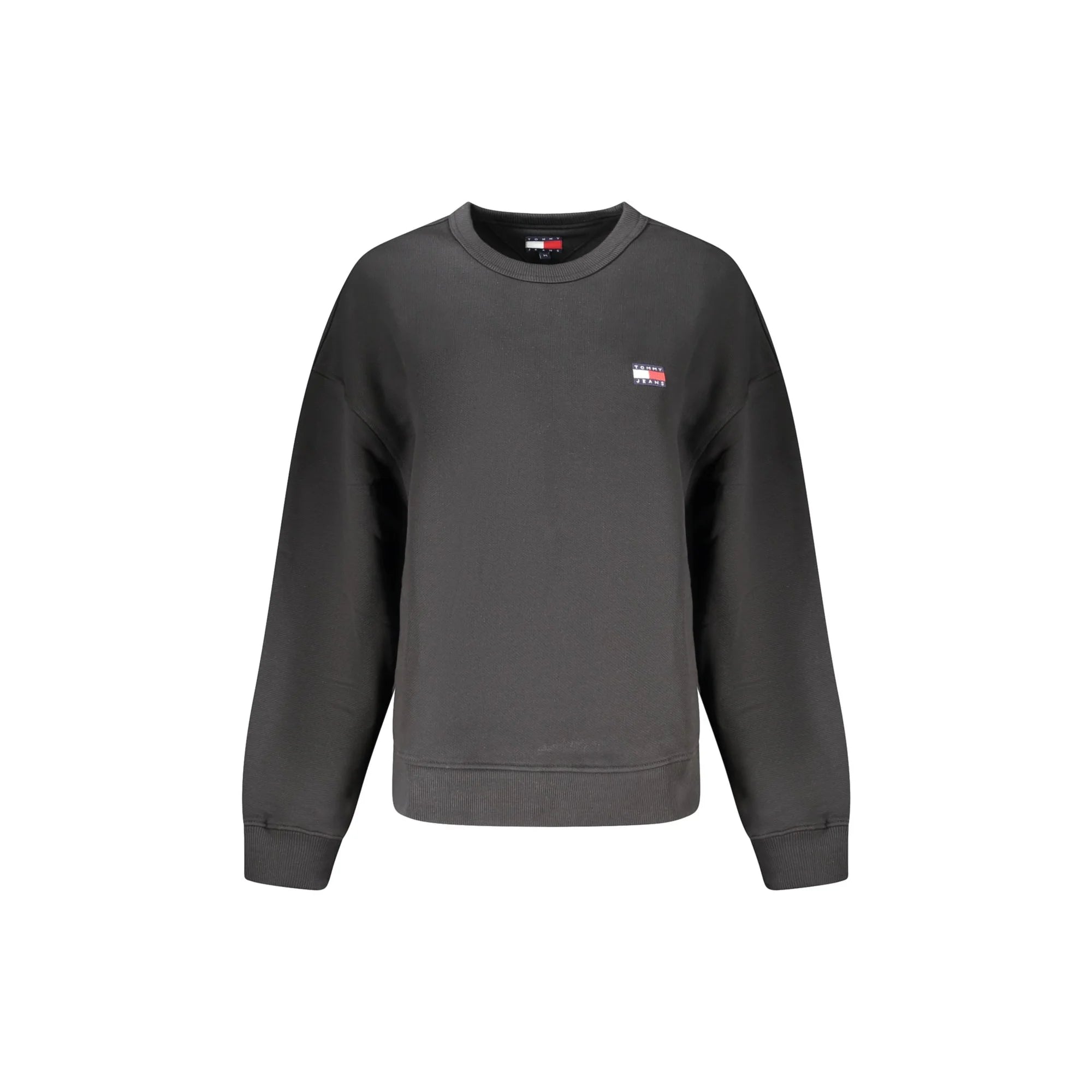 Tommy Hilfiger Felpa Maniche Lunghe Donna Nera Ricamo Felpe Nero - foto prodotto