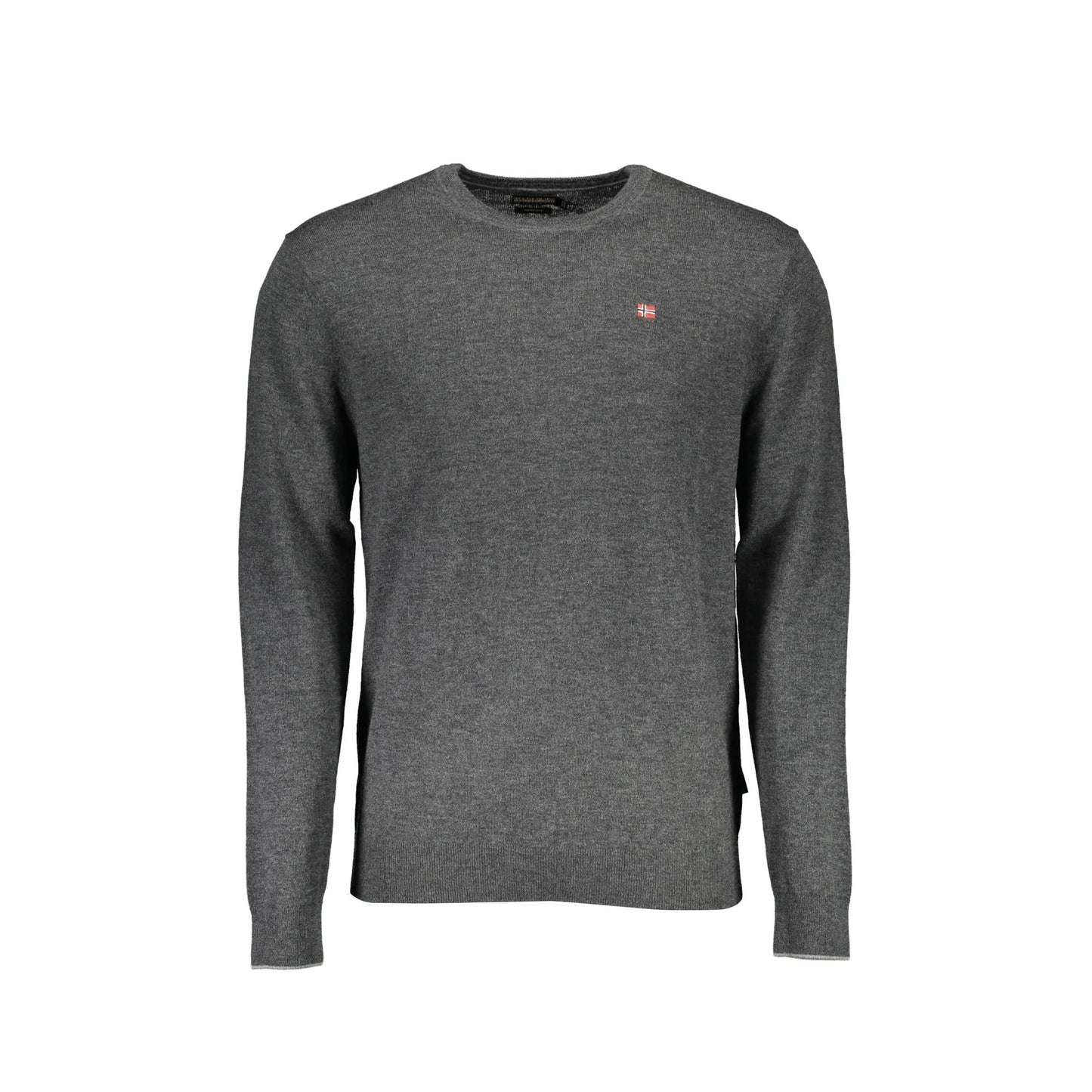 Napapijri Maglione Uomo Grigio Girocollo Maniche Lunghe Maglie - foto prodotto