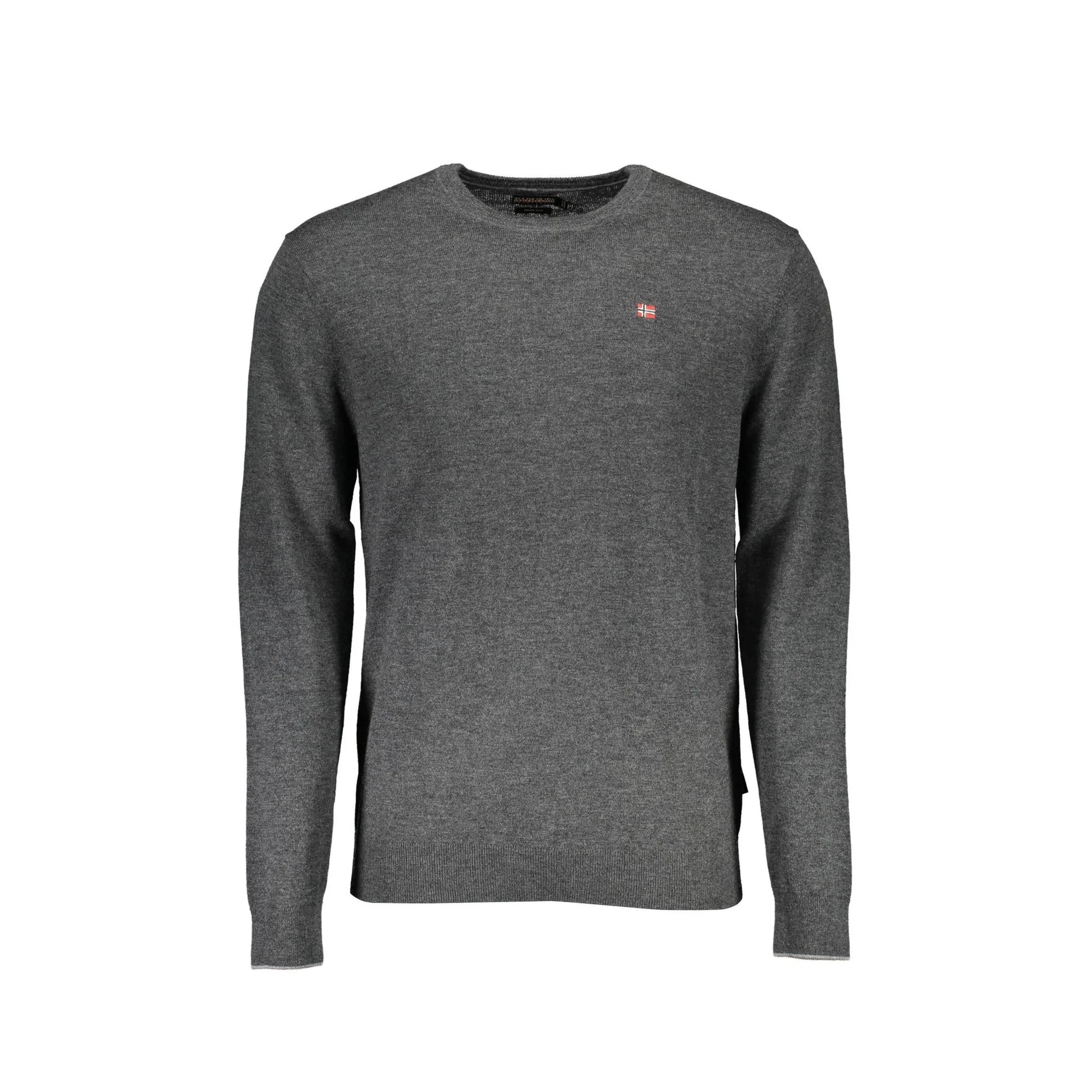 Napapijri Maglione Uomo Grigio Girocollo Maniche Lunghe Maglie - foto prodotto