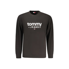 Tommy Hilfiger Felpa Maniche Lunghe Uomo Nera Stampa Logo