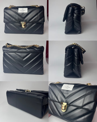 Borsa Donna a Tracolla e Spalla - Outlet con Piccoli Difetti - Modello Elda Parubi Borse Nero - vista 15