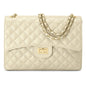 Borsa Donna a Spalla e Tracolla, In Vera Pelle Trapuntata, Made in Italy, Modello Vivienne Parubi Borse Beige - vista 25