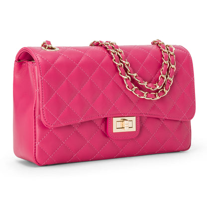 Borsa Donna a Spalla e Tracolla, In Vera Pelle Trapuntata, Made in Italy, Modello Charlotte Parubi Borse - vista 42