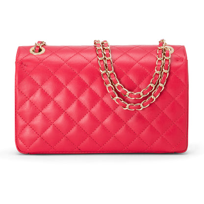 Borsa Donna a Spalla e Tracolla, In Vera Pelle Trapuntata, Made in Italy, Modello Charlotte Parubi Borse - vista 59