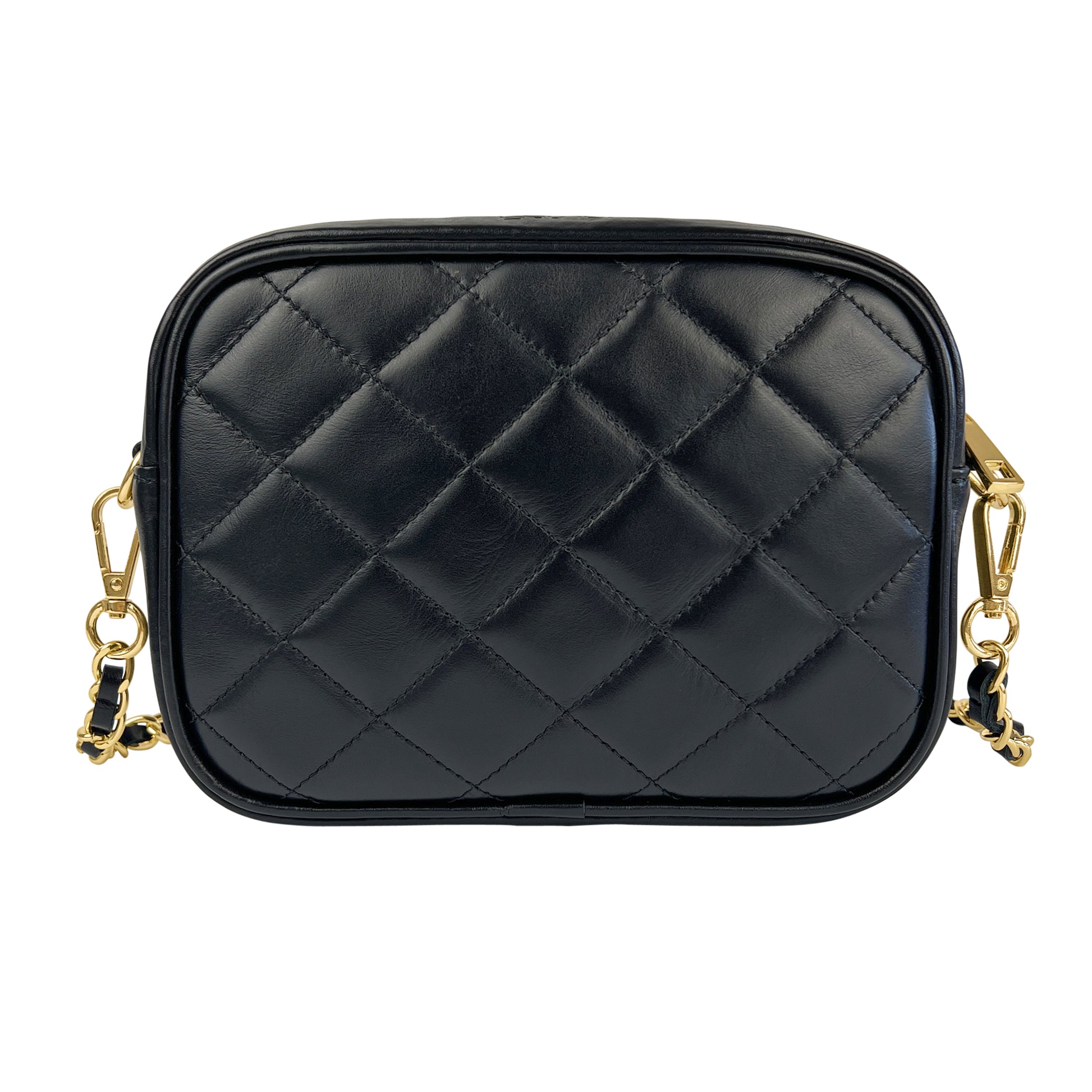 Borsa Donna a Tracolla, In Vera Pelle Trapuntata, Made in Italy, Modello Nora Parubi Borse - vista 2
