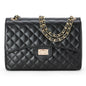 Borsa Donna a Spalla e Tracolla, In Vera Pelle Trapuntata, Made in Italy, Modello Vivienne Parubi Borse Nero - vista 9