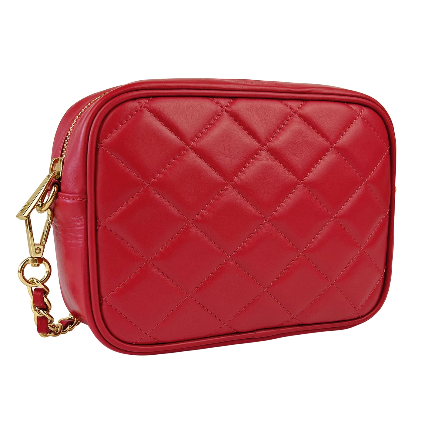 Borsa Donna a Tracolla, In Vera Pelle Trapuntata, Made in Italy, Modello Nora Parubi Borse - vista 33