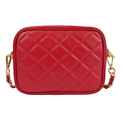 Borsa Donna a Tracolla, In Vera Pelle Trapuntata, Made in Italy, Modello Nora Parubi Borse - vista 34