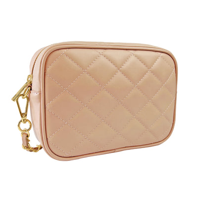Borsa Donna a Tracolla, In Vera Pelle Trapuntata, Made in Italy, Modello Nora Parubi Borse - vista 43