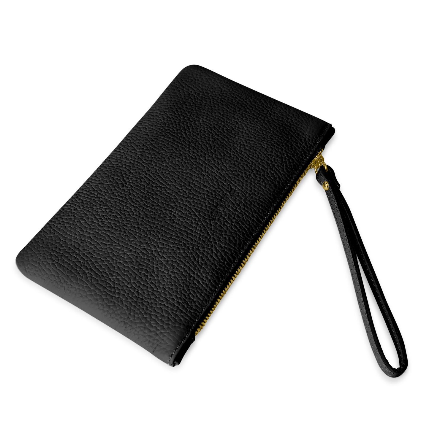 Pochette Donna a Mano, In Vera Pelle, Made in Italy, Modello Aura Parubi - vista 11