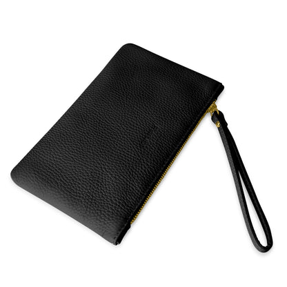 Pochette Donna a Mano, In Vera Pelle, Made in Italy, Modello Aura Parubi - vista 11