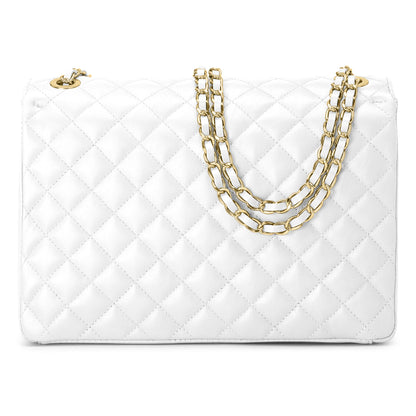 Borsa Donna a Spalla e Tracolla, In Vera Pelle Trapuntata, Made in Italy, Modello Vivienne Parubi Borse - vista 43