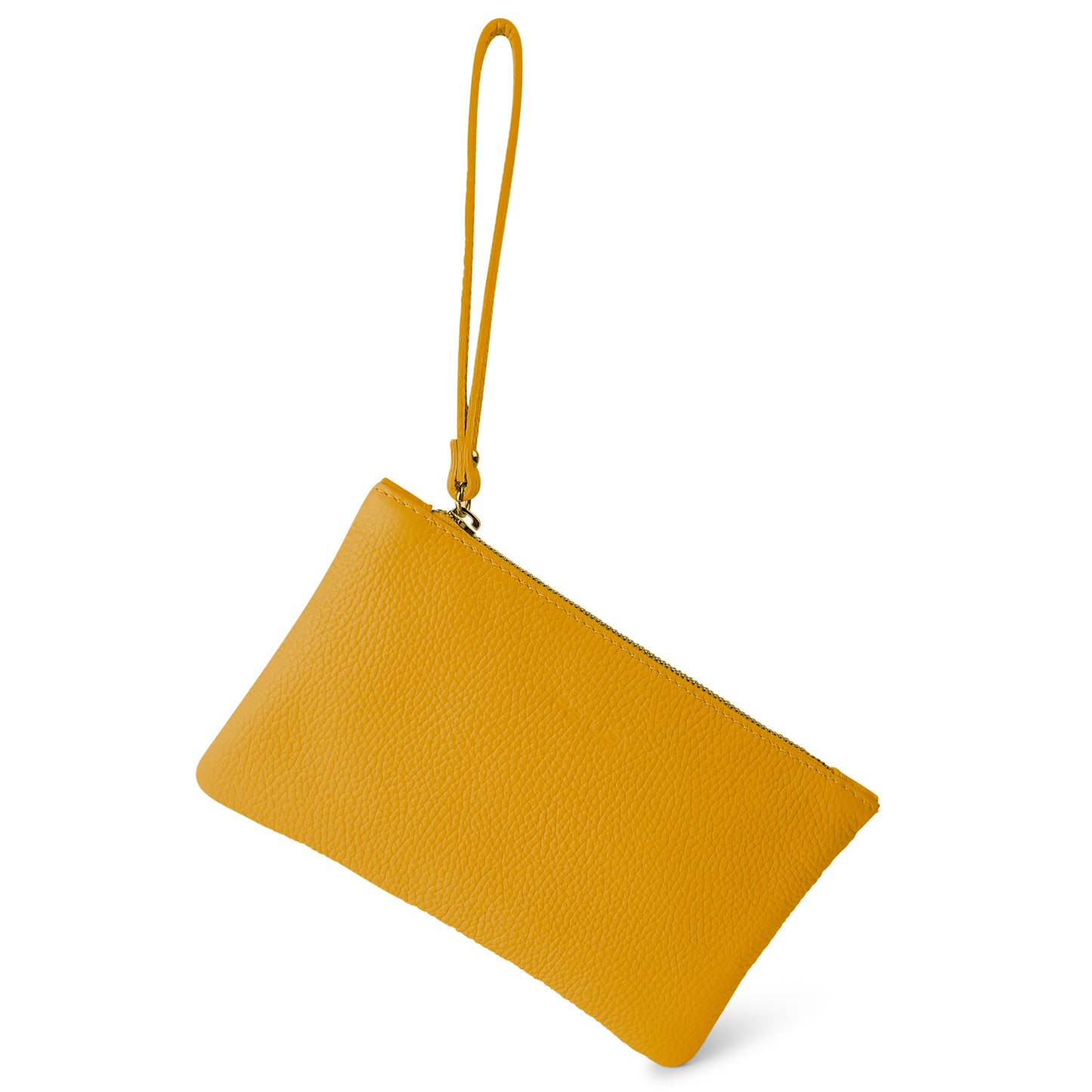 Pochette Donna a Mano, In Vera Pelle, Made in Italy, Modello Aura Parubi - vista 150
