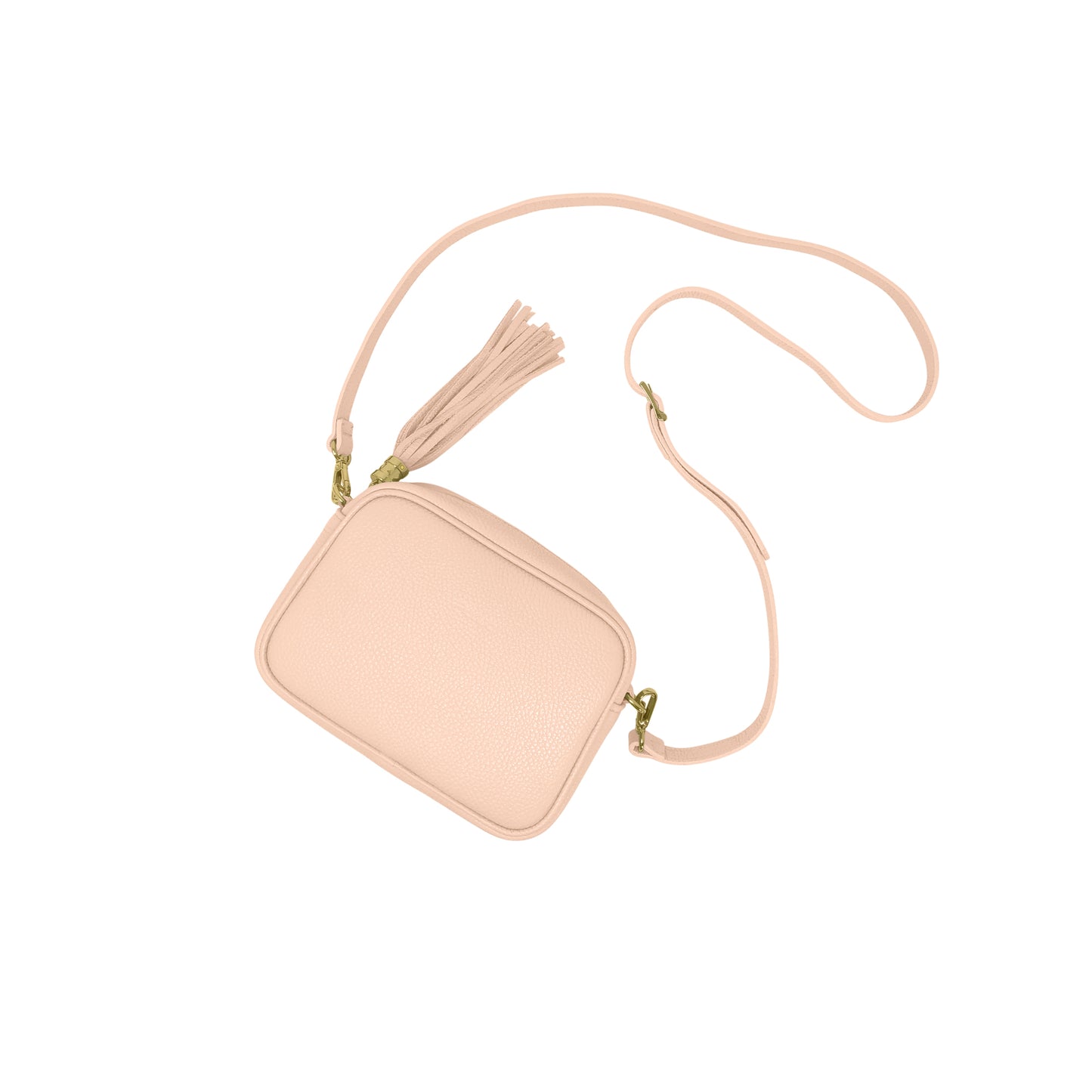 Borsa Donna a Tracolla Rosa Cipria, In Vera Pelle, Made in Italy, Anastasia Parubi Borse - vista 5