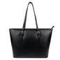 Borsa Shopping Donna a Spalla, In Vera Pelle, Made in Italy, Modello Sophia Parubi Borse Nero - foto prodotto
