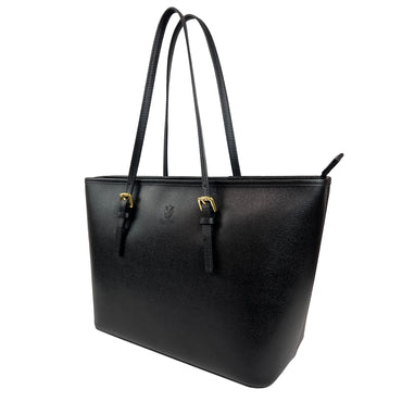 Borsa Shopping Donna a Spalla, In Vera Pelle, Made in Italy, Modello Sophia Parubi Borse - vista 2