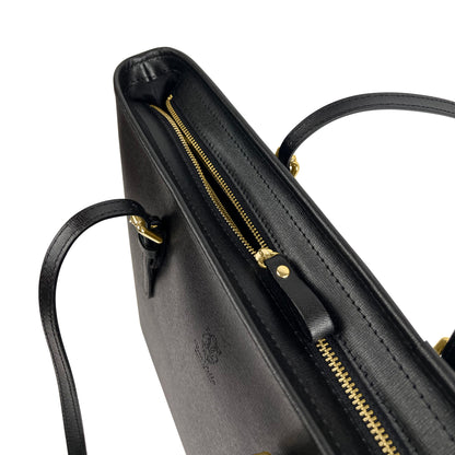 Borsa Shopping Donna a Spalla, In Vera Pelle, Made in Italy, Modello Sophia Parubi Borse - vista 5