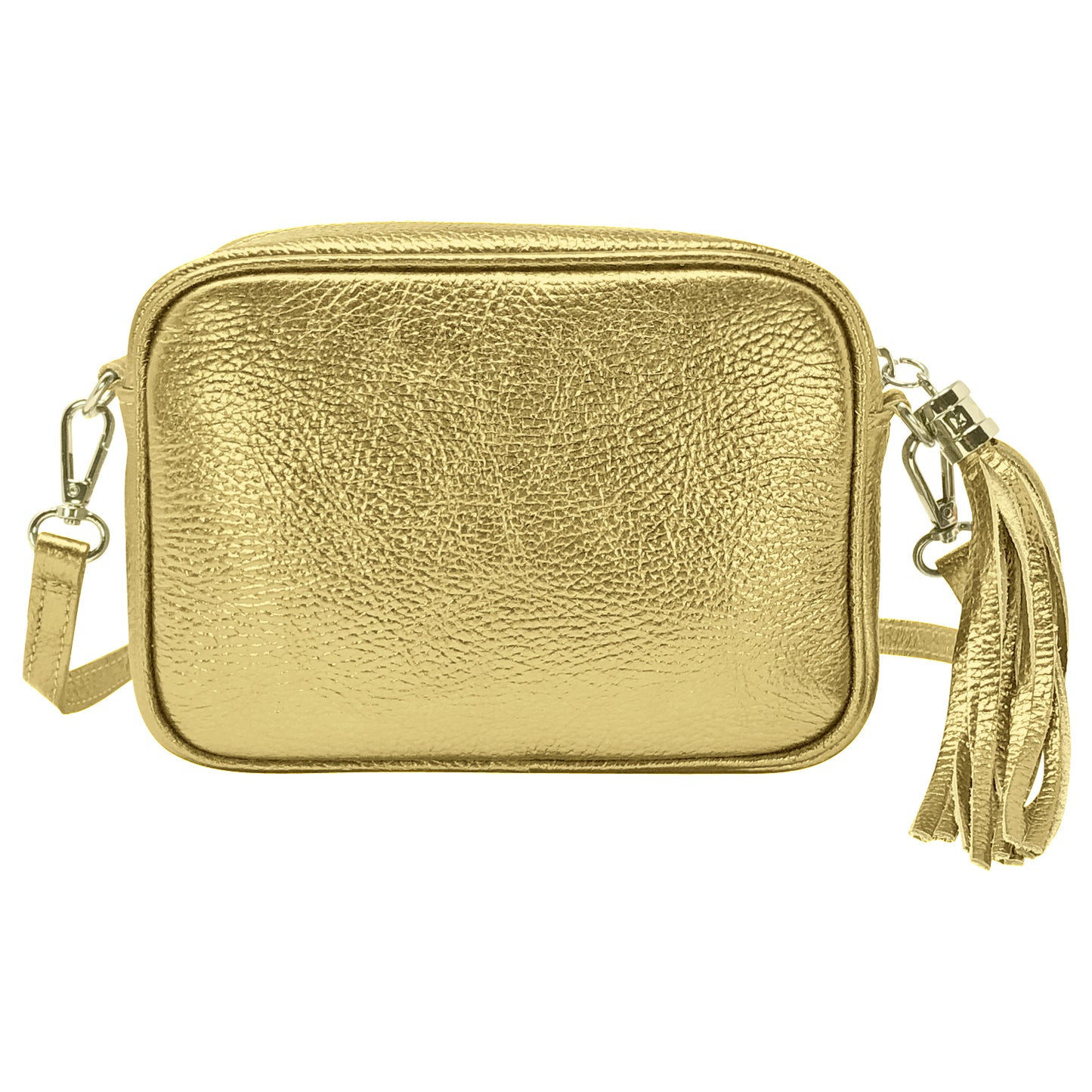 Borsa Donna a Tracolla, In Vera Pelle Laminata, Made in Italy, Modello Anastasia Parubi Borse - vista 10