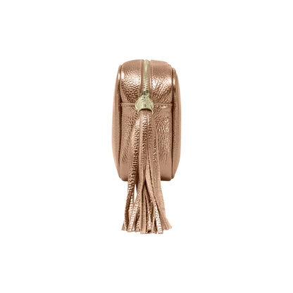 Borsa Donna a Tracolla, In Vera Pelle Laminata, Made in Italy, Modello Anastasia Parubi Borse - vista 2