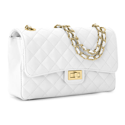 Borsa Donna a Spalla e Tracolla, In Vera Pelle Trapuntata, Made in Italy, Modello Charlotte Parubi Borse - vista 50