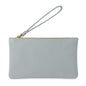 Pochette Donna a Mano, In Vera Pelle, Made in Italy, Modello Aura Parubi Celeste - vista 29