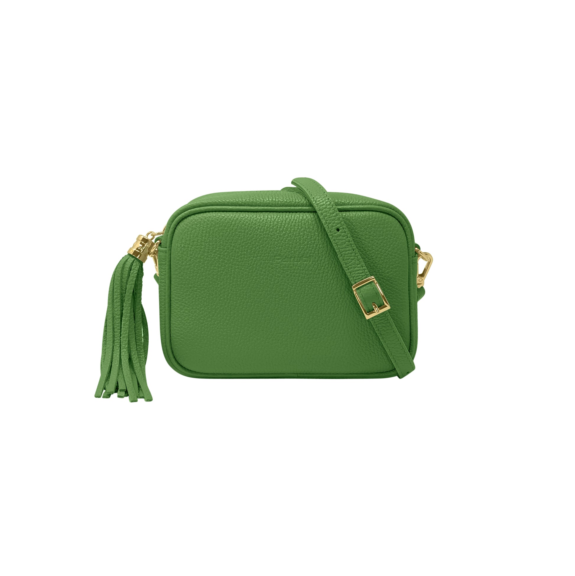 Borsa Donna a Tracolla Verde Brillante, In Vera Pelle, Made in Italy, Anastasia Parubi Borse - foto prodotto