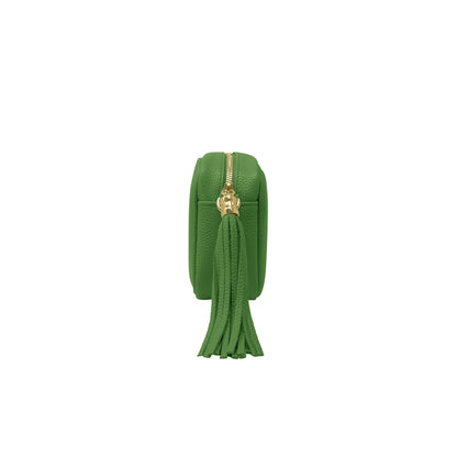 Borsa Donna a Tracolla Verde Brillante, In Vera Pelle, Made in Italy, Anastasia Parubi Borse - vista 3