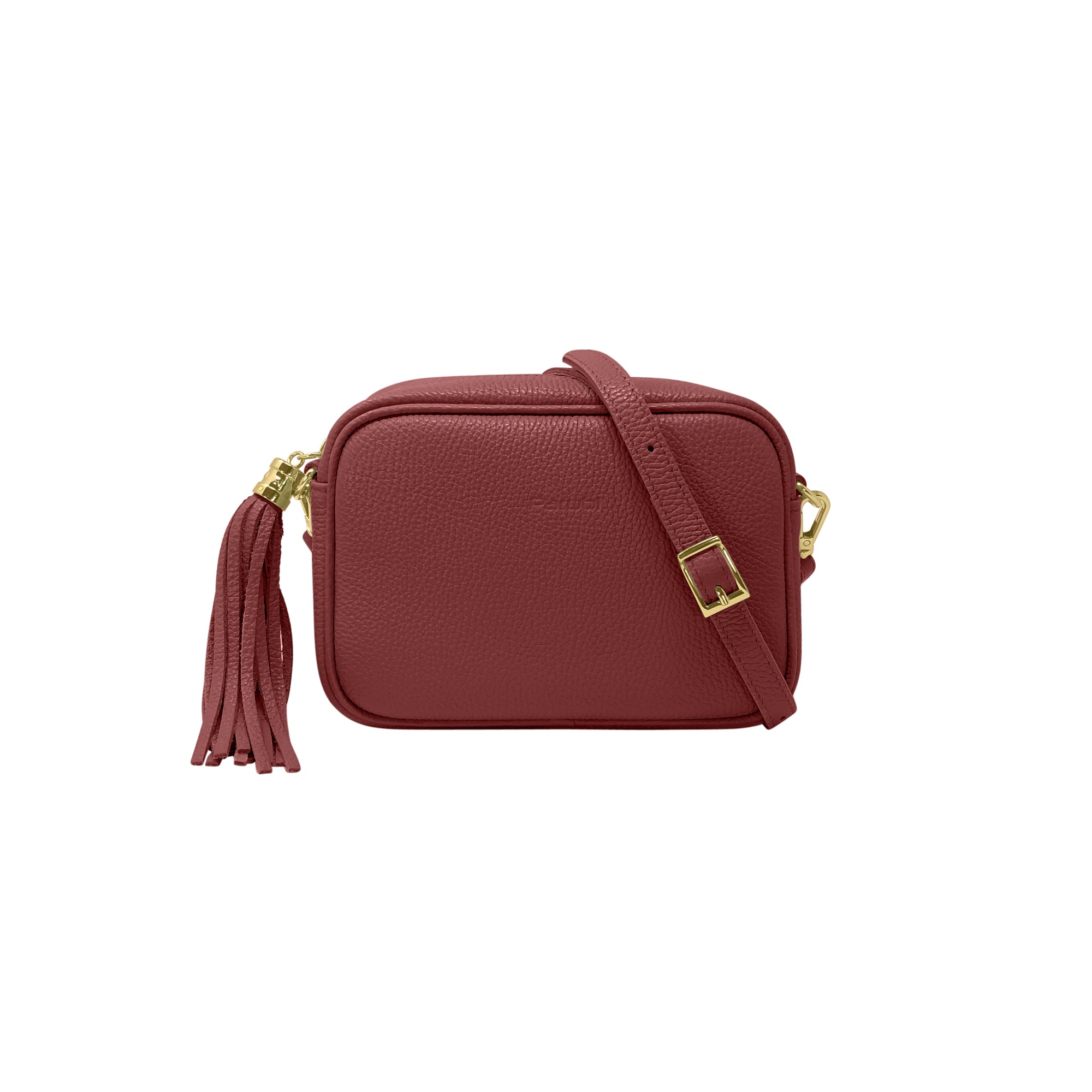 Borsa Donna a Tracolla Bordeaux, In Vera Pelle, Made in Italy, Anastasia Parubi Borse - foto prodotto