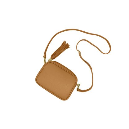 Borsa Donna a Tracolla Cuoio Marrone, In Vera Pelle, Made in Italy, Anastasia Parubi Borse - vista 5