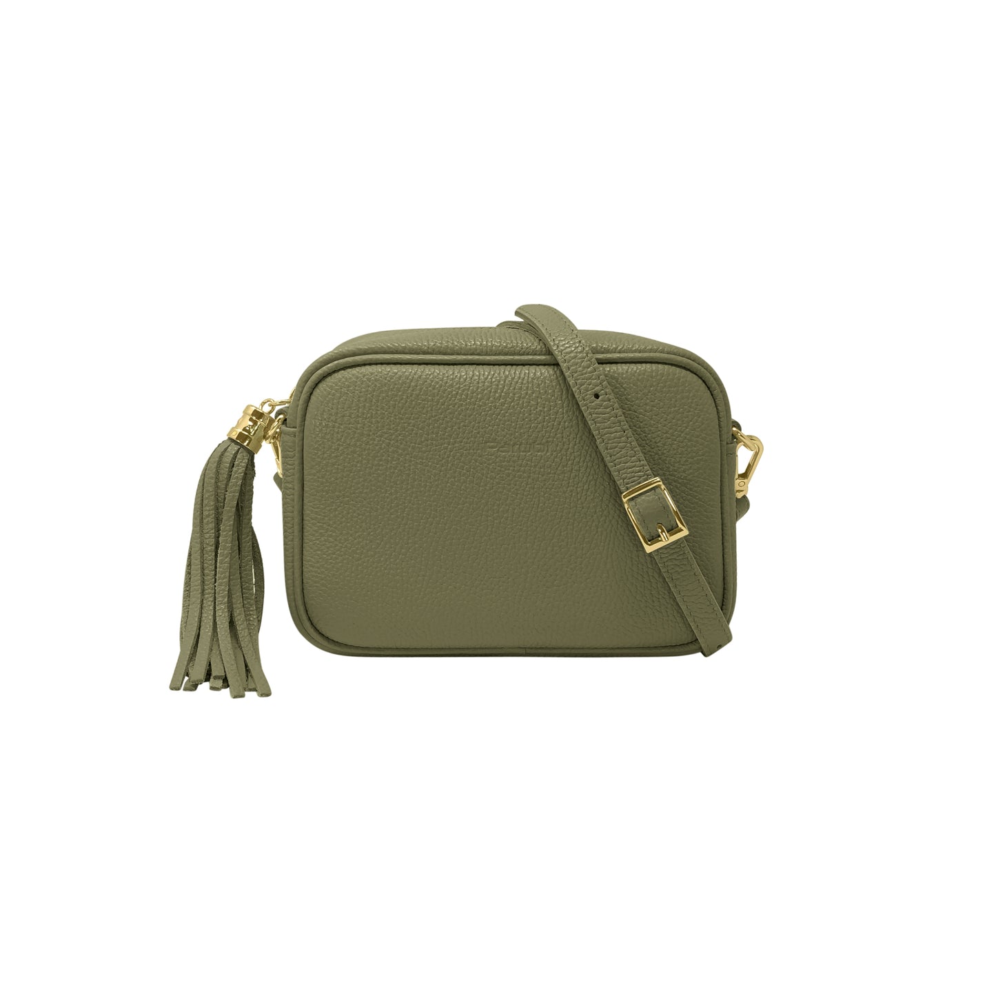 Borsa Donna a Tracolla Verde Militare, In Vera Pelle, Made in Italy, Anastasia Parubi Borse - foto prodotto
